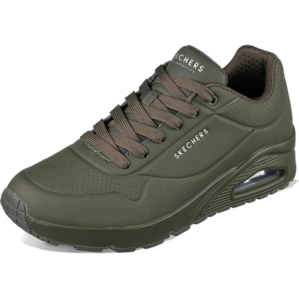 imageSkechers Mens UnoStand on Air SneakerDark Green