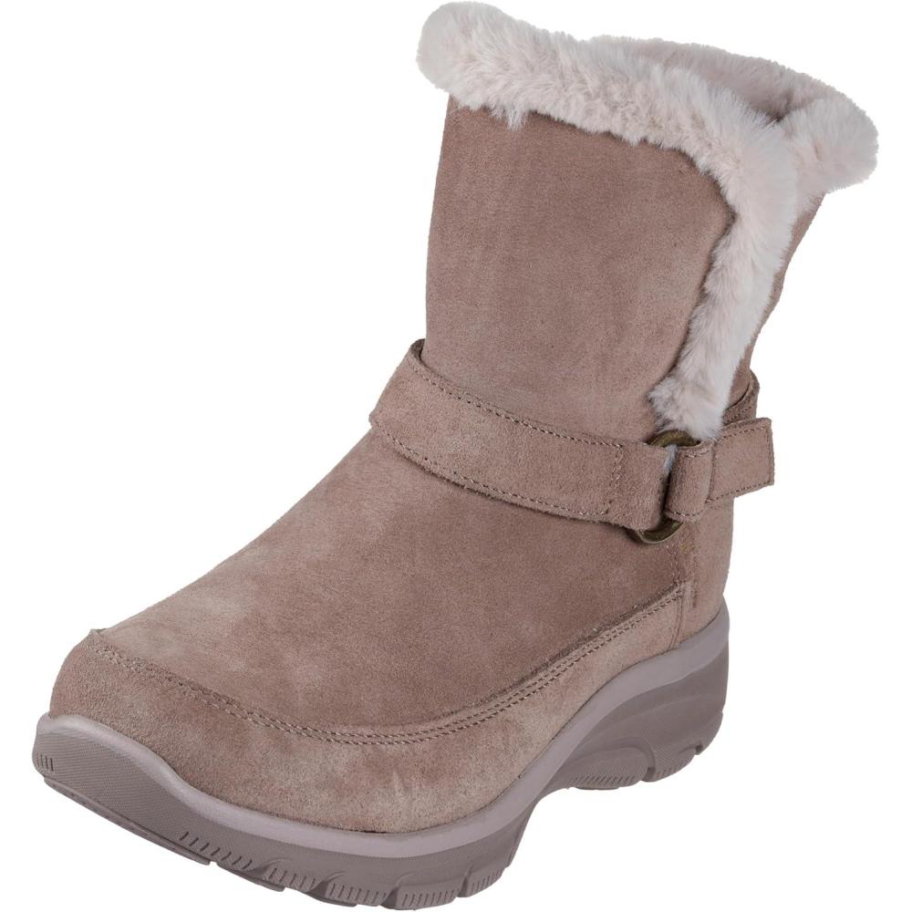 imageSkechers Womens Easy GoingDreamers Luxe Vibe Hands Free Slipins Mid Calf BootDark Taupe
