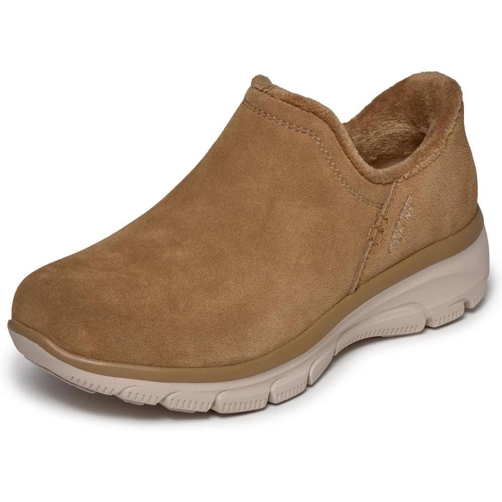 imageSkechers Womens Easy GoingModern Hour Suede Hands Free Slipins Ankle BootTan
