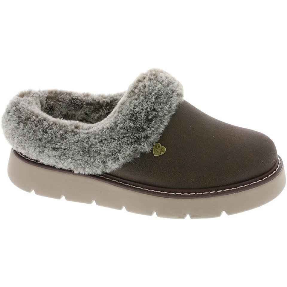 imageSkechers Womens Keepsakes Lite Cozy Blend SlippersChocolate