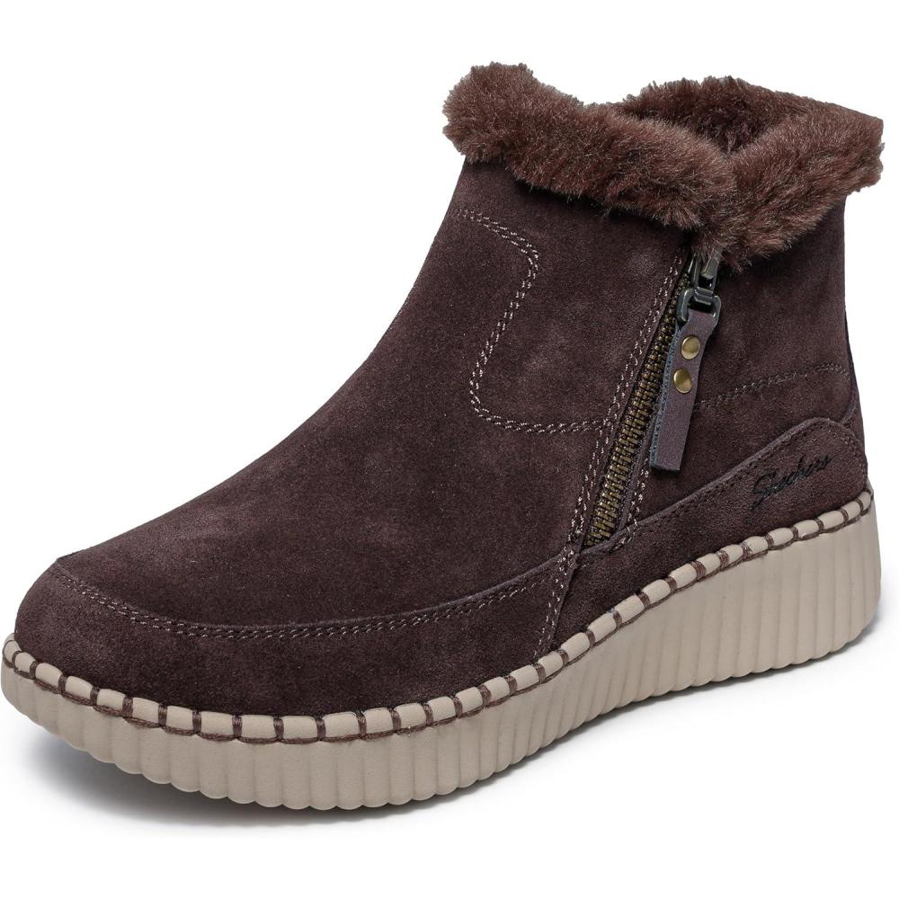 imageSkechers womens Wilshire Blvd  Fresh ZipDark Brown