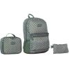 Skechers 365 Utility Backpack Set: College Backpack, Insulated Lunch Box & Pencil Case. Laptop Bag, Multipurpose Back Pack (Olive Checker)(Olive Checker)