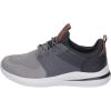 Skechers Men’s Delson 3.0 Cicada Sneaker(Gray/Black)