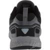 Skechers Mens GOrun ConsistentSneaker(Black/Grey)