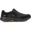 Skechers Men’s Go Walk Outdoor-Athletic Slip-on Trail Hiking Shoes with Air Cooled Memory Foam Sneaker(Black)