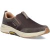 Skechers Men’s Go Walk Outdoor-Athletic Slip-on Trail Hiking Shoes with Air Cooled Memory Foam Sneaker(Brown)