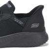 Skechers Men’s Hands Free Slip-ins Bobs Squad Chaos-Daily Hype Sneaker(Bbk)