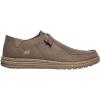 Skechers Men’s Melson-Raymon Canvas Slip on Moccasin(Brown)