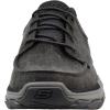 Skechers Men’s Respected-Loleto Moc Toe Bungee Lace Slip On(Charcoal)