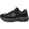 Skechers Mens Stamina at Upper StitchSneaker(Black Charcoal)