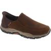 Skechers USA Men’s Respected-Elgin 204810 Moc Toe Leather Slip-Ins, 24.0 cm(Cdb ( Crazy Horse Dark Brown ))