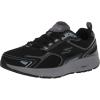 Skechers Mens GOrun ConsistentSneaker(Black/Grey)