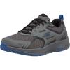 Skechers Mens GOrun ConsistentSneaker(Charcoal/Blue)