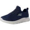 Skechers Men’s Gowalk Flex-Athletic Slip-on Casual Walking Shoes with Air Cooled Foam Sneakers(Navy Blue)