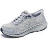 Skechers Mens Hands Free Slip-ins Go Run Consistent 2.0 EmpowerSneaker(Light Grey)