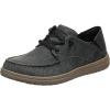 Skechers Men’s Melson-Raymon Canvas Slip on Moccasin(Black)