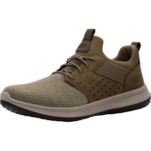 Skechers Men’s Classic Fit-Delson-Camden Sneaker(Khaki)
