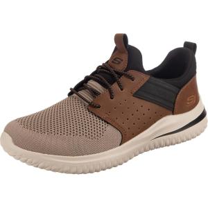 Skechers Men’s Delson 3.0 Cicada Sneaker(Brown/Tan)