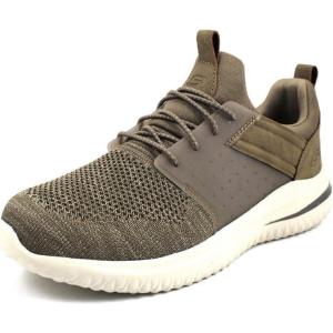 Skechers Men’s Delson 3.0 Cicada Sneaker(Khaki)