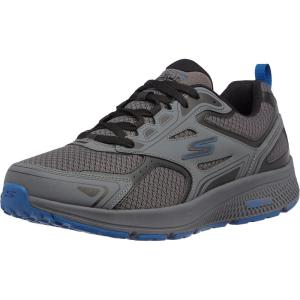 Skechers Mens GOrun ConsistentSneaker(Charcoal/Blue)