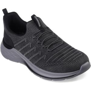 Skechers Men’s Garner-Crispin Bungee Lace Slip-on Loafer(Black)