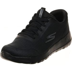 Skechers Mens Go Walk Max(Black Textile Synthetic)