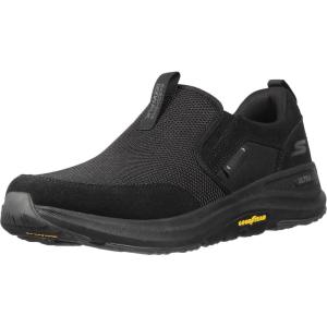 Skechers Men’s Go Walk Outdoor-Athletic Slip-on Trail Hiking Shoes with Air Cooled Memory Foam Sneaker(Black)