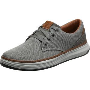 Skechers Men’s Moreno-Ederson Canvas Oxford Shoe(Beige)