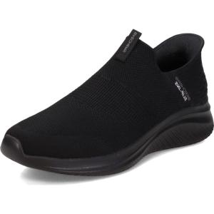 Skechers Men’s Relaxed Fit: Harper – Forde Slip-On Loafer(Black Smooth)
