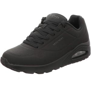 Skechers Men’s Uno-Stand on Air Sneaker(Black/Black)