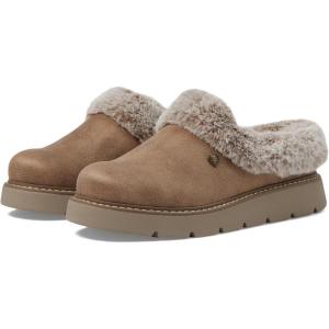 Skechers Women’s Keepsakes Lite – Cozy Blend Slippers(Taupe)