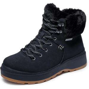 Skechers Women’s Park City Ankle Boot(Black/Black)