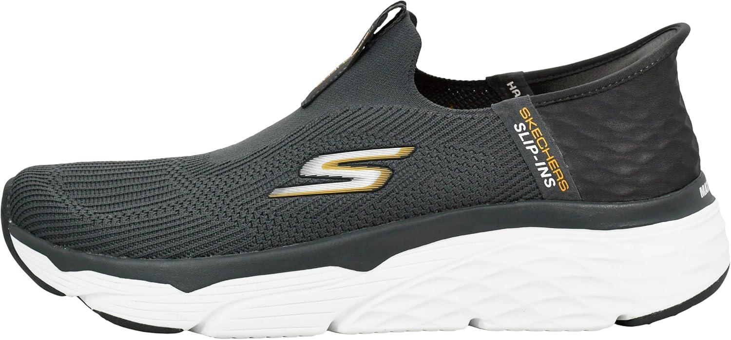imageSkechers Mens Performance SlipIns Max CushioningAdvantageous ShoesCharcoalOrange