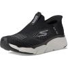 Skechers Men’s Performance Slip-Ins: Max Cushioning-Advantageous Shoes(Black/White)