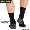 Skechers Men’s Classic Comfort-Fit & Cushioned Footbed Crew Socks (6-Pack)(Black/White)