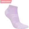 Skechers Women’s 6-Pack Performance Quarter Crew Socks, Breathable & Cushioned Footbed(Sky/Orchid/White)