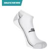 Skechers mens 3-pack Performance Golf Low Cut Socks, Odor Control & Mesh Ventilation(White)