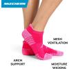 Skechers womens 3-pack Performance Pickleball Low Cut Socks, Odor Control & Mesh Ventilation(Velvet Dust/White/Knockout Pink)