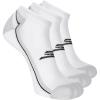 Skechers mens 3-pack Performance Golf Low Cut Socks, Odor Control & Mesh Ventilation(White)