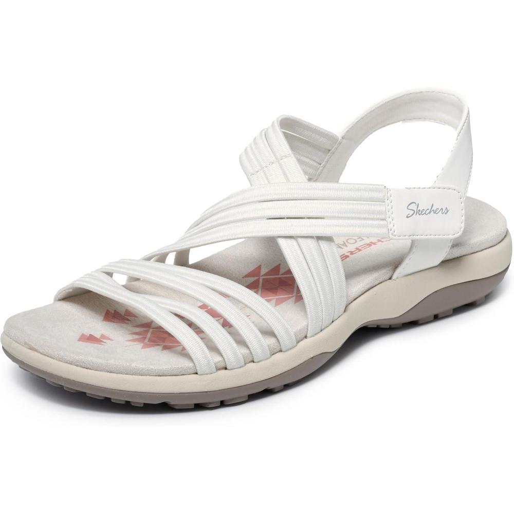 imageSkechers Womens Reggae SlimSunnyside 20 Sport SandalWhite