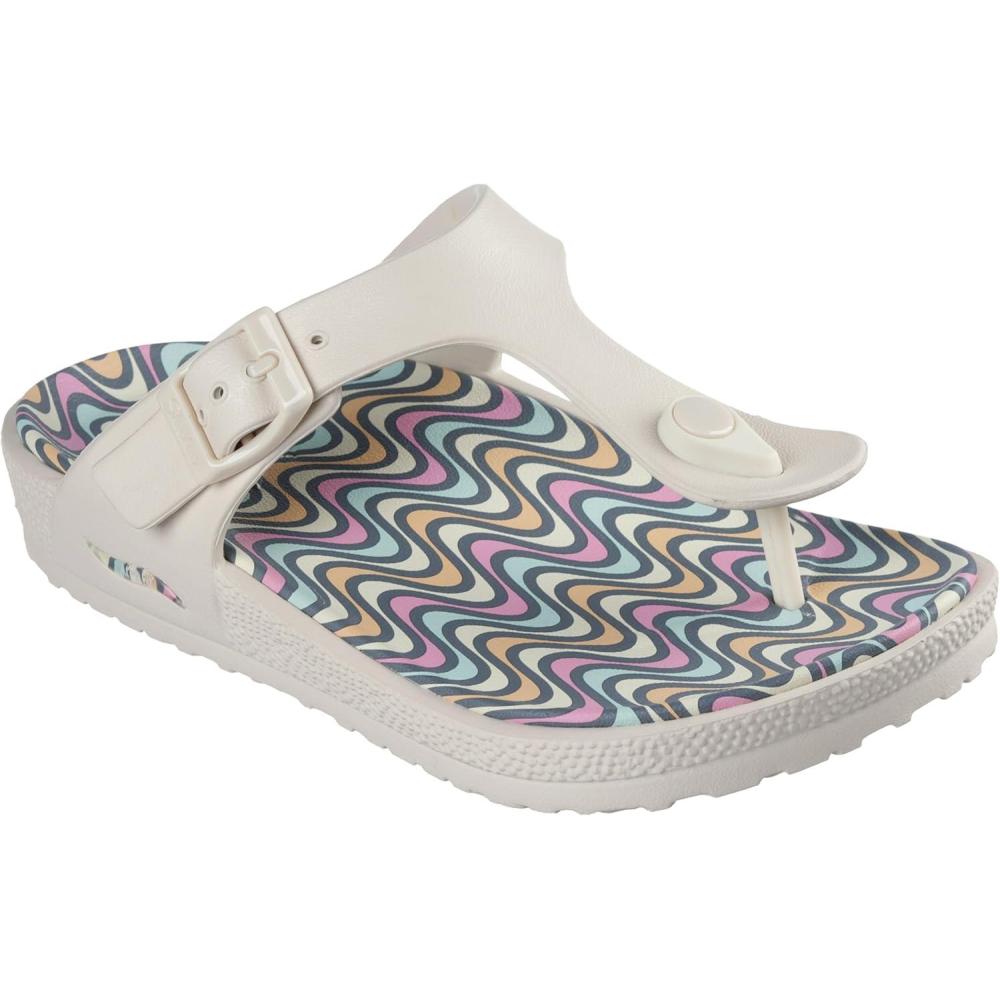 imageSkechers Womens TStrap SandalNatural