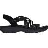 Skechers Women’s Reggae Slim-Sunnyside 2.0 Sport Sandal(Black/Black)