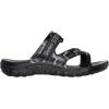 Skechers Women’s Toe-Loop Sandal(Black/Grey)