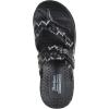 Skechers Women’s Toe-Loop Sandal(Black/Grey)