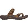 Skechers womens Reggae-carribean – Double Buckle Toe Thong Slide(Desert Crazyhorse)