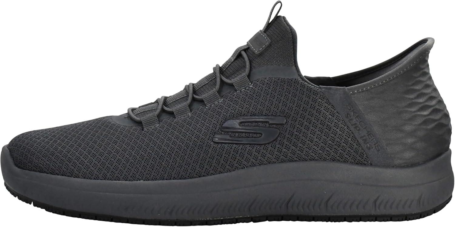 imageSkechers Mens Summits Colsin Sr Hands Free Slip InsCharcoalBlack