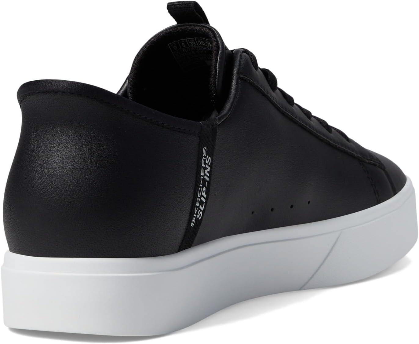 imageSkechers Womens Eden LxRoyal Stride Hands Free SlipinsBlackWhite