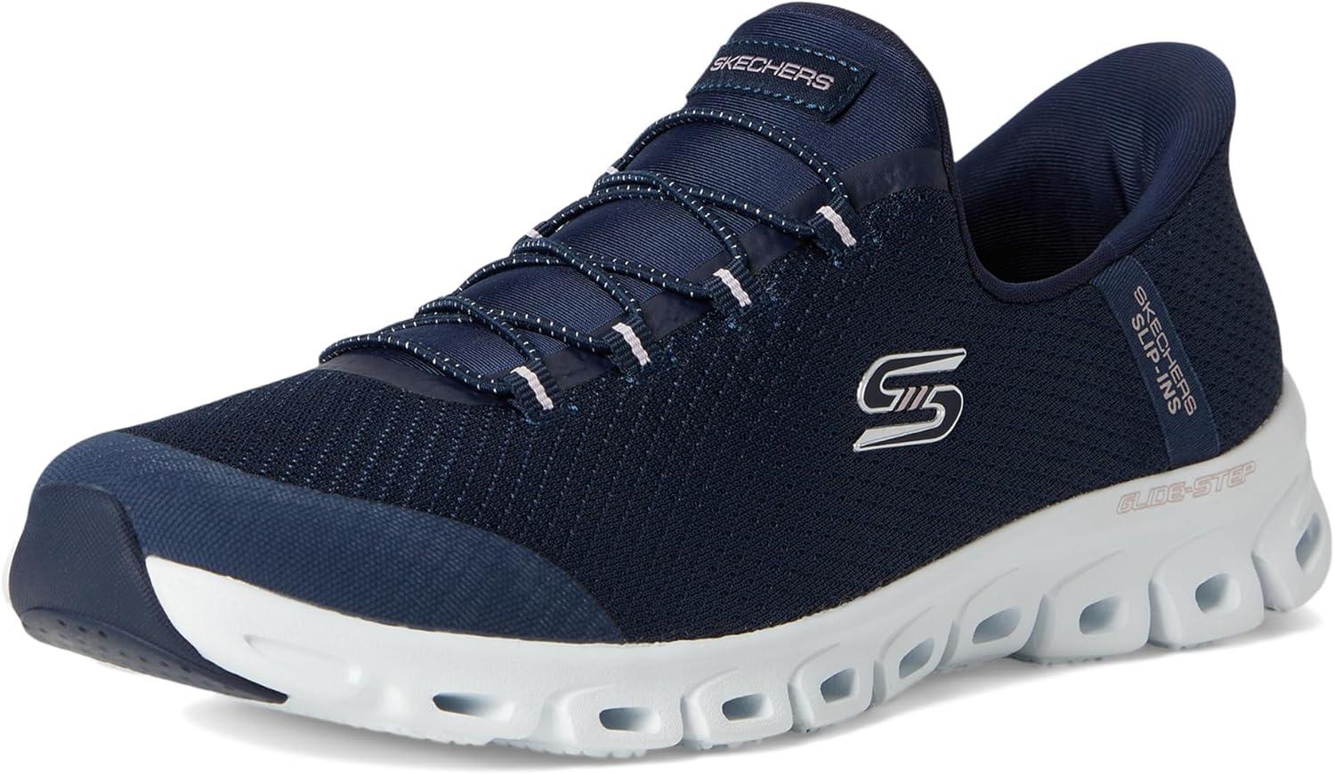imageSkechers Womens GlideStep Pursuit Hands Free SlipinsNvy