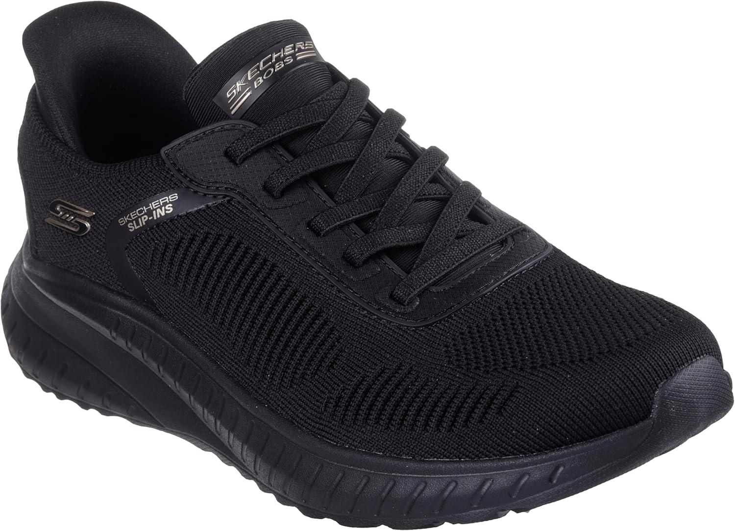 imageSkechers Womens Hands Free Slipins Bobs Squad ChaosCurrent MuseBlackBlack