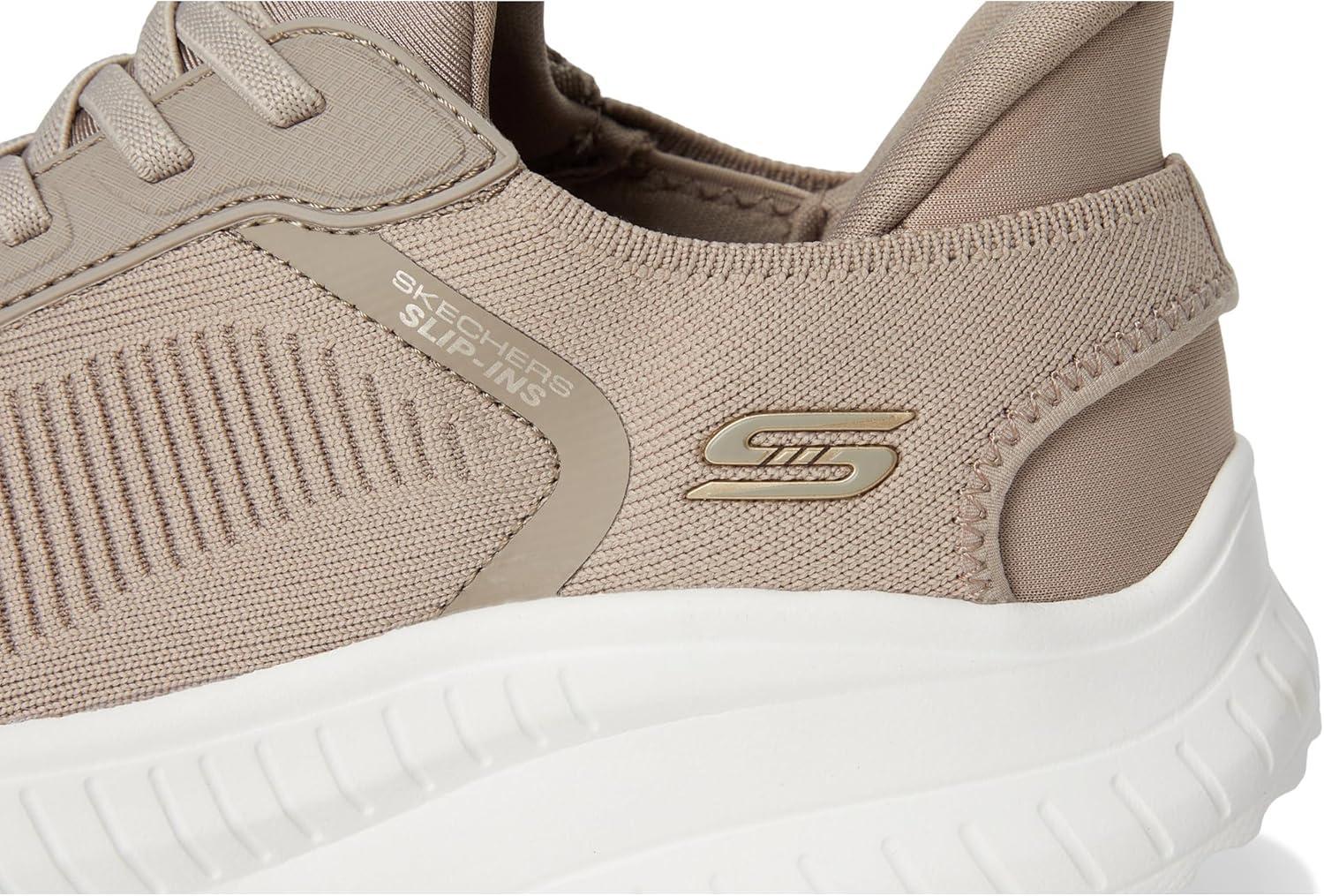 imageSkechers Womens Hands Free Slipins Bobs Squad ChaosCurrent MuseTaupe